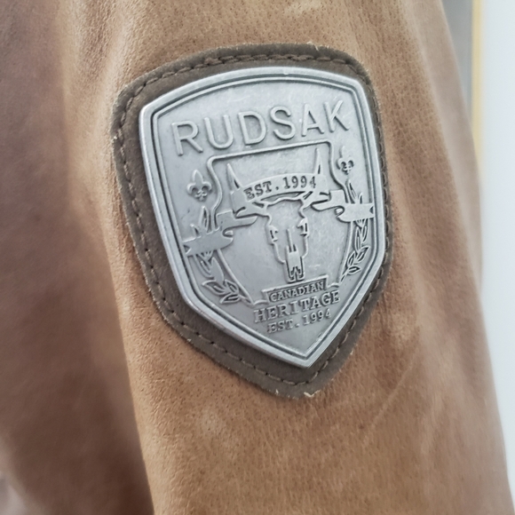 Rudsak | Waxed Cotton and Leather Asymmetrical Trench Coat - Picture 10 of 16